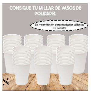 Vasos de Polipapel x1000