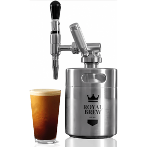 Cafetera Nitro Cold Brew Royal Brew – Barril de 64oz Cafetera Fría