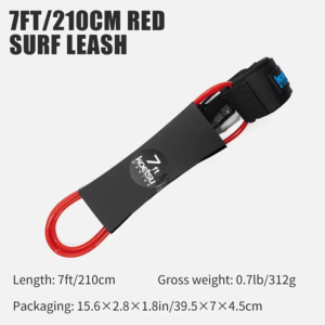 Correa de surf de 2.13m, correa de tabla de surf premium, shortboard, SUP